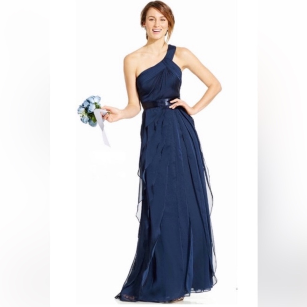 NWT Adrianna Papell gorgeous navy dress size 4